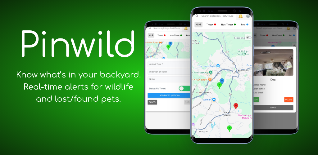 Pinwild App Screenshots